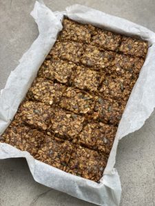 Healthy protein granola bars from May Simpkin