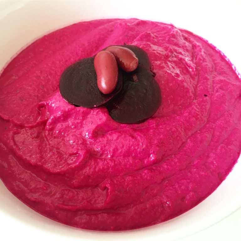 Beetroot and Horseradish Hummus May Simpkin