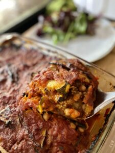 Aubergine and Courgette Moussaka