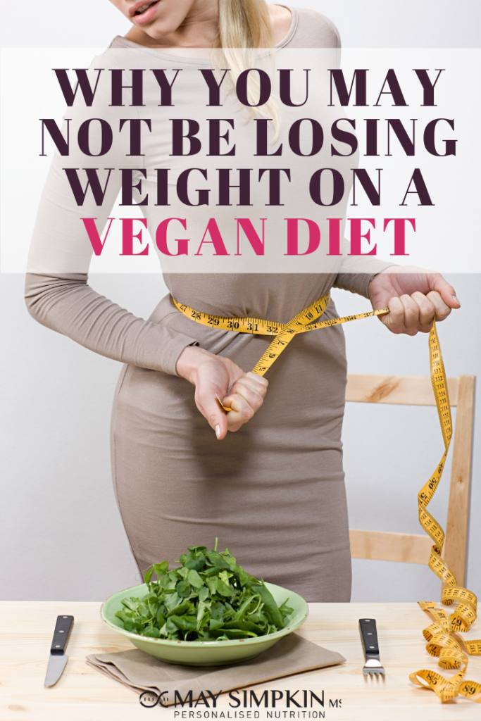 Why you may not be losing weight on a vegan diet? - May Simpkin