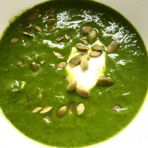 Super Green Kale and Courgette Soup
