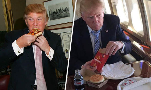 May Simpkin discusses Donald Trump's Diet of Macdonalds, Kentucky Fried Chicken and Burgers