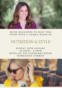 2018 Nutrition and Style Workshop May Simpkin Nutrition