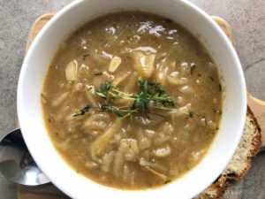 Easy healthy french onion soup