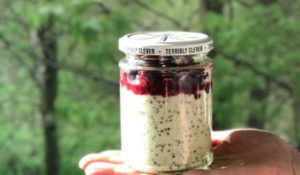 High Protein Overnight Oats on the go; May Simpkin Nutrition