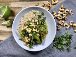 Quick and Easy Vegan Thai Green curry