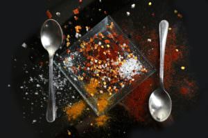 Avoid too much salt with spices