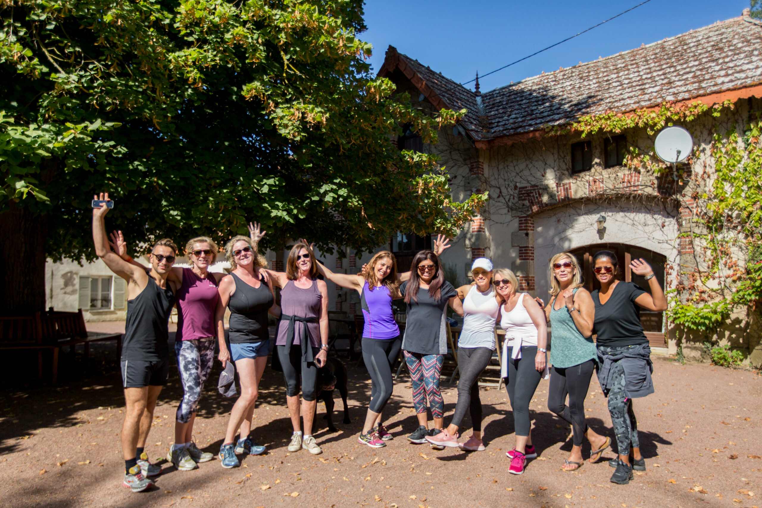 Yoga retreat 2022 in the Loire Valley France, with leading UK nutritionist May Simpkin