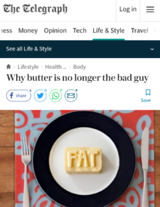 Why butter is no longer the bad guy