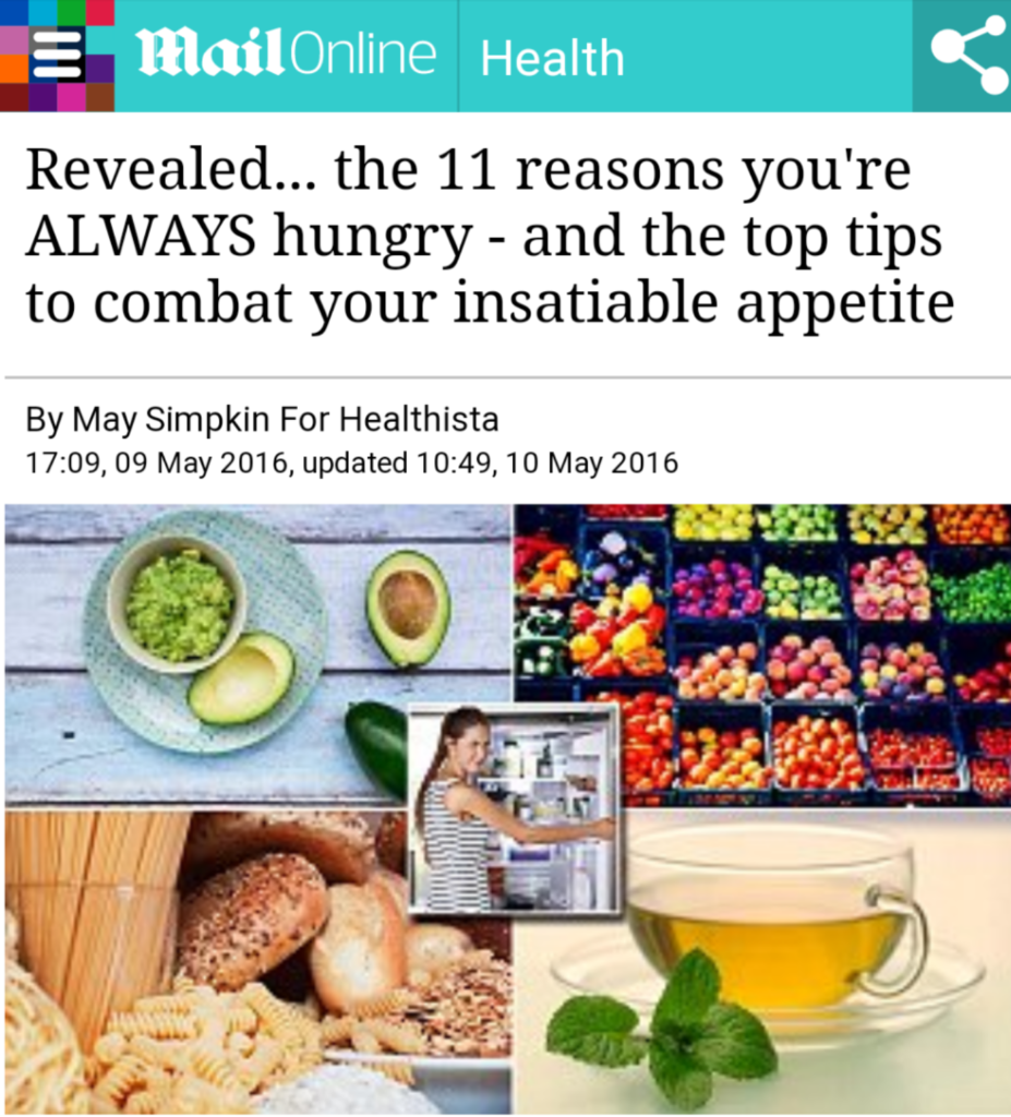 top tips to combat your insatiable appetite