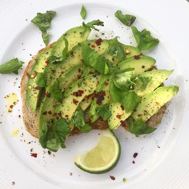 Avocado toast; a quick and easy healthy lunch 