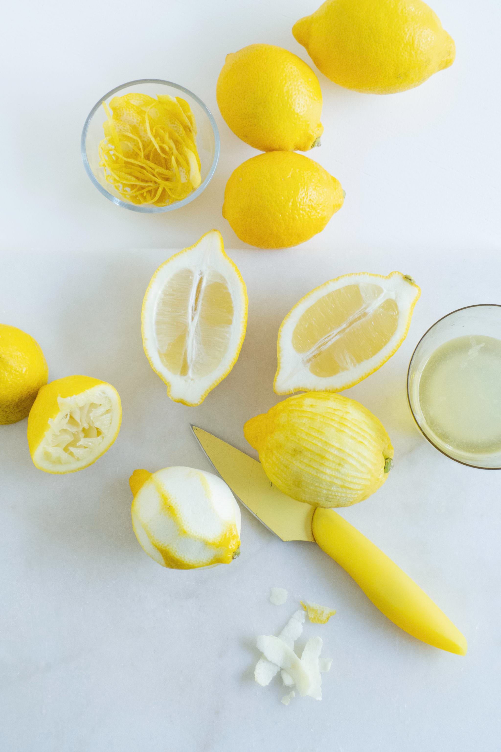 Lemons; foods to freeze