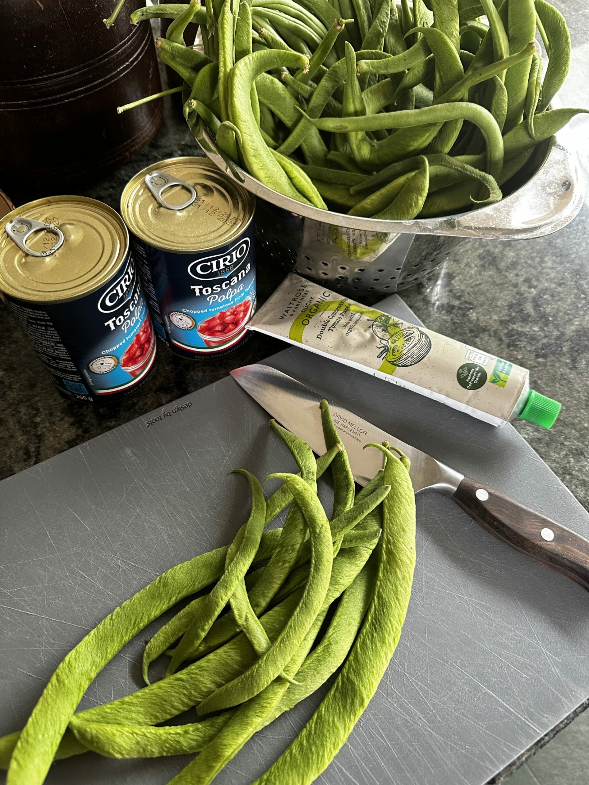 Runner Bean Stew Ingredients | High Fibre, High Protein | May Simpkin Nutrition