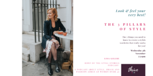 Style Workshop with Lisa Gillbe and May Simpkin