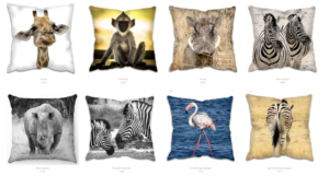 Festive Gift Guide; Zawadi print cushions