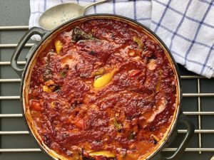 Delicious ratatouille parmigiana with May Simpkin