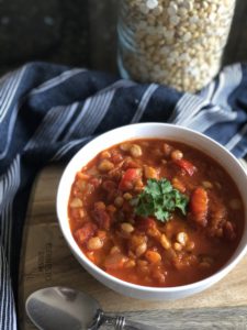 Spiced Tomato and Chickpea soup from May Simpkin