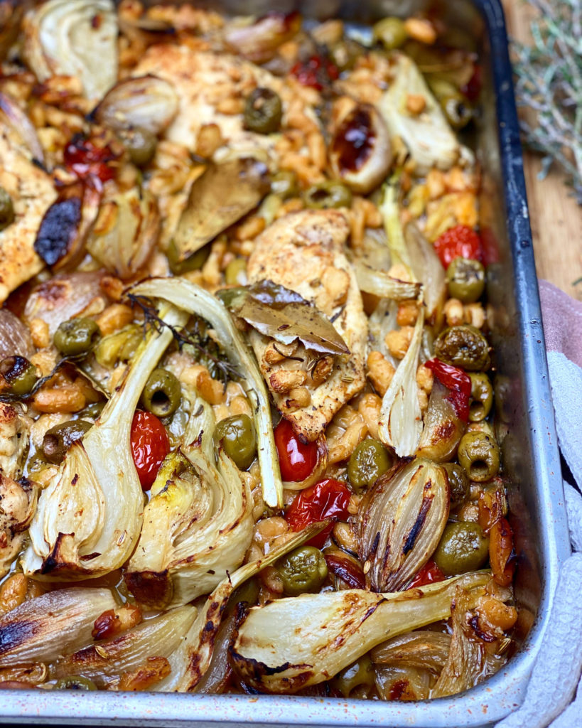 Easy Chicken and Fennel Traybake