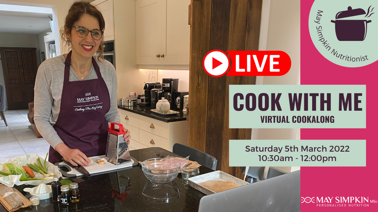 Live March Virtual Cookalong with May