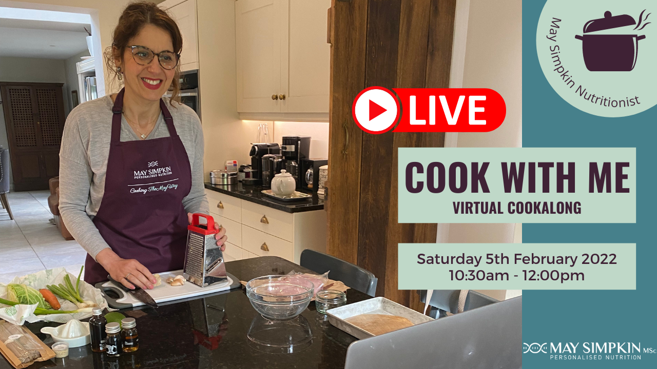 Live cookalong with May Simpkin