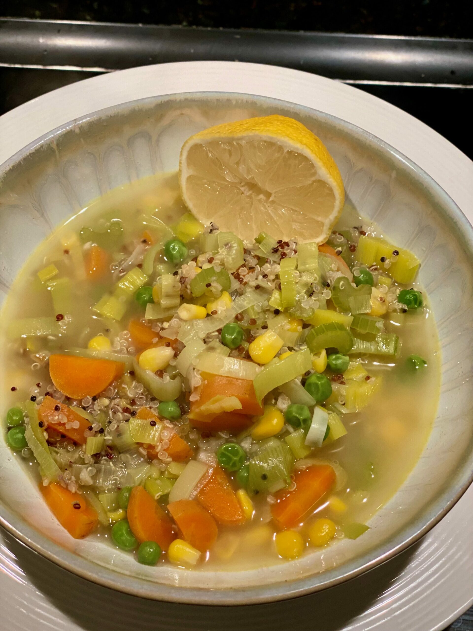 Protein Rich Vegetable and Quinoa Soup