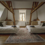 Twin Room at Chateau de la Vigne