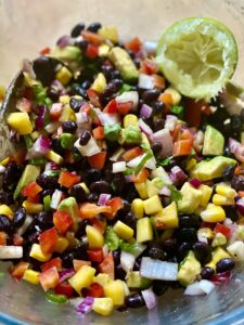 High Fibre Black Bean Salad
