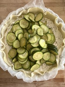 Easy French Courgette Tart | May Simpkin | UK Nutritionist