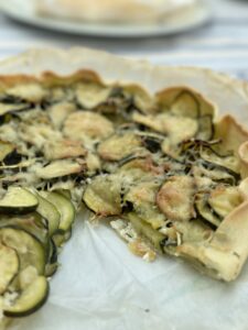 Healthy French Courgette Tart | May Simpkin | UK Nutritionist