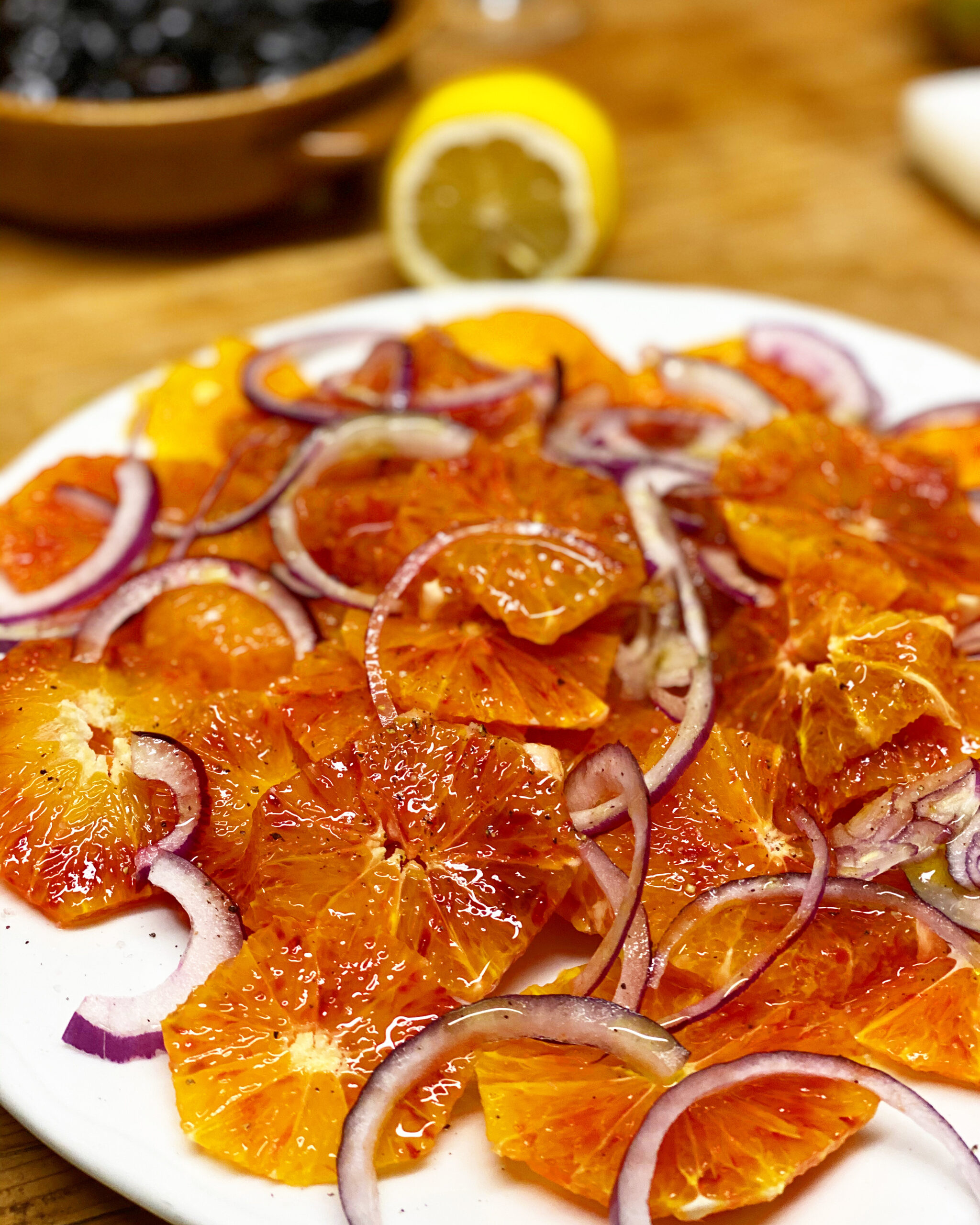 Blood red orange salad with citrusy vinaigrette | May Simpkin Nutrition