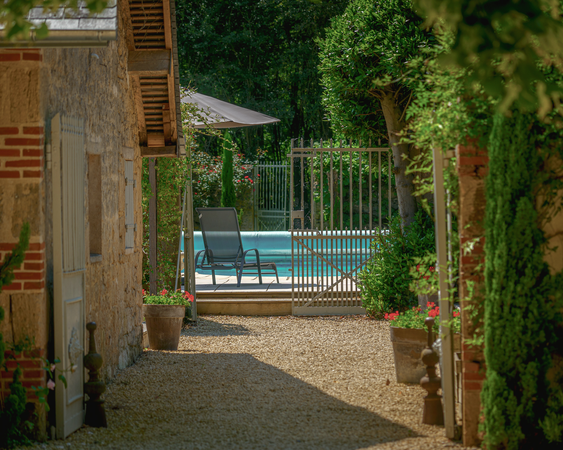 Pool View at Wellness Retreat with Nutritionist May Simpkin