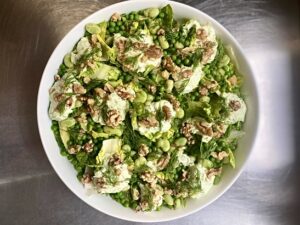 Green Goddess Summer Crunch Salad | Collagen for Gut Health | Totally Derma as recommended by Nutritionist May Simpkin