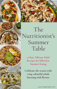 The Nutritionist's Summer Salads Table | May Simpkin Nutrition