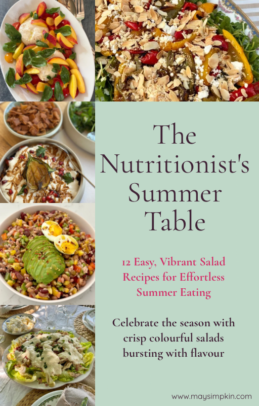 The Nutritionist's Summer Salads Table | May Simpkin Nutrition